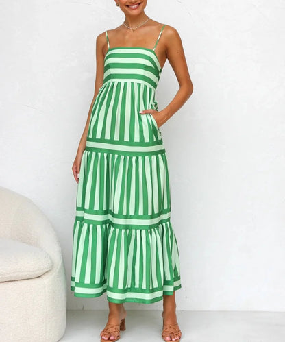 Candy Stripe Maxi Dress