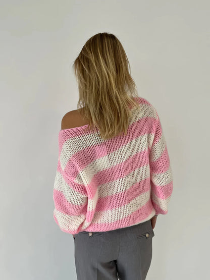 Striped Knit Sweater