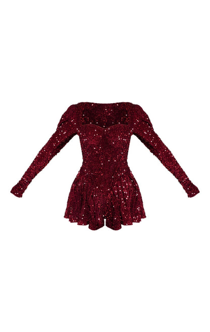 Nora Sequin Playsuit