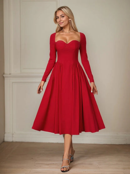 Scarlet Romance Midi Dress