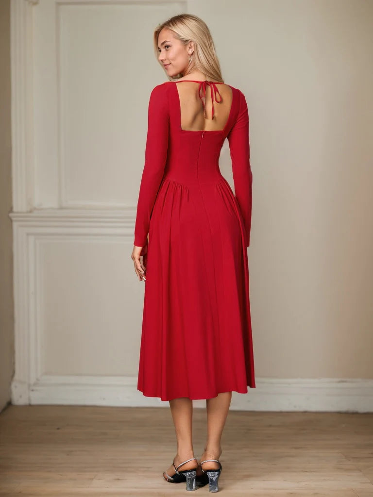 Scarlet Romance Midi Dress