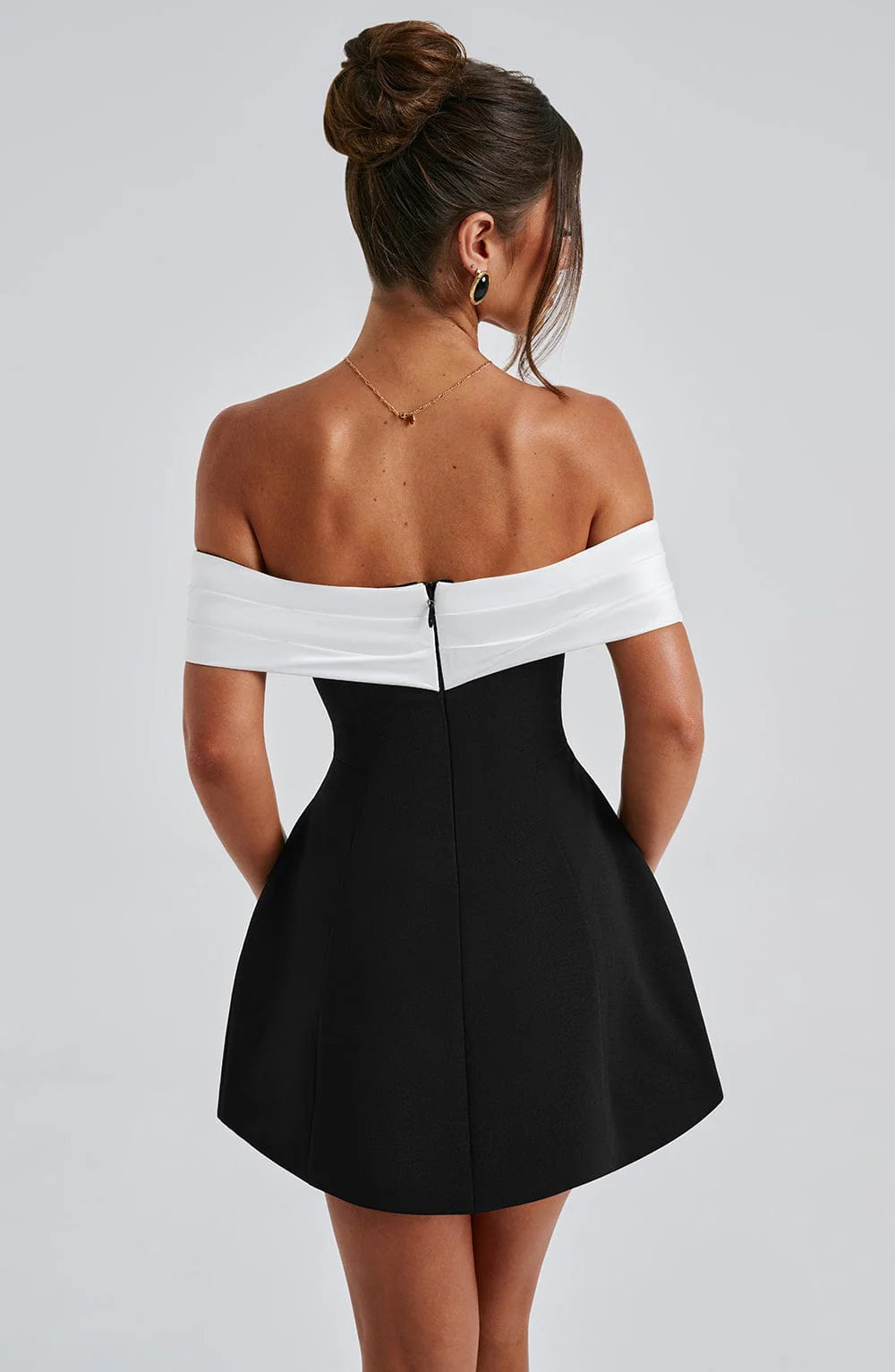 Elegance Bow Mini Dress