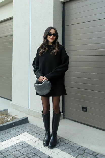 Knitted skirt suit (Top + skirt)